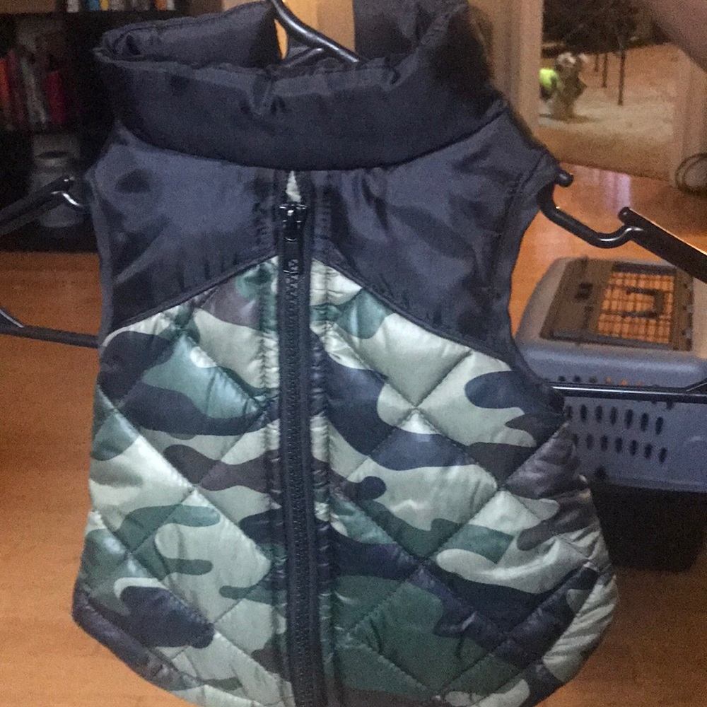 Camo doggie vest